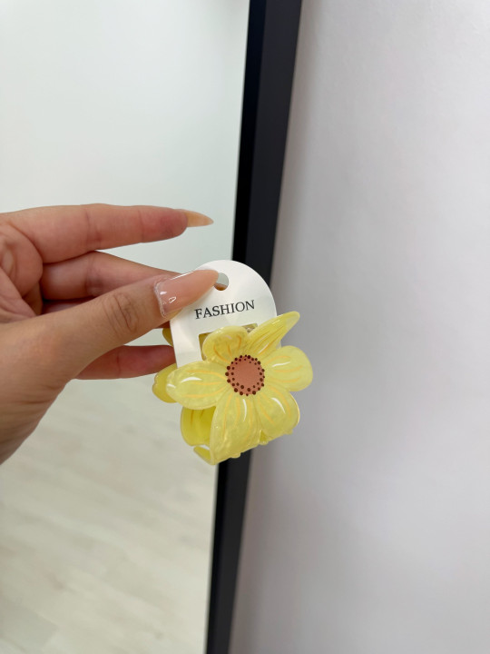 PINZA FLOR AMARILLA
